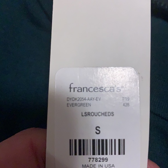 dark green long sleeve body con dress - Picture 4 of 4